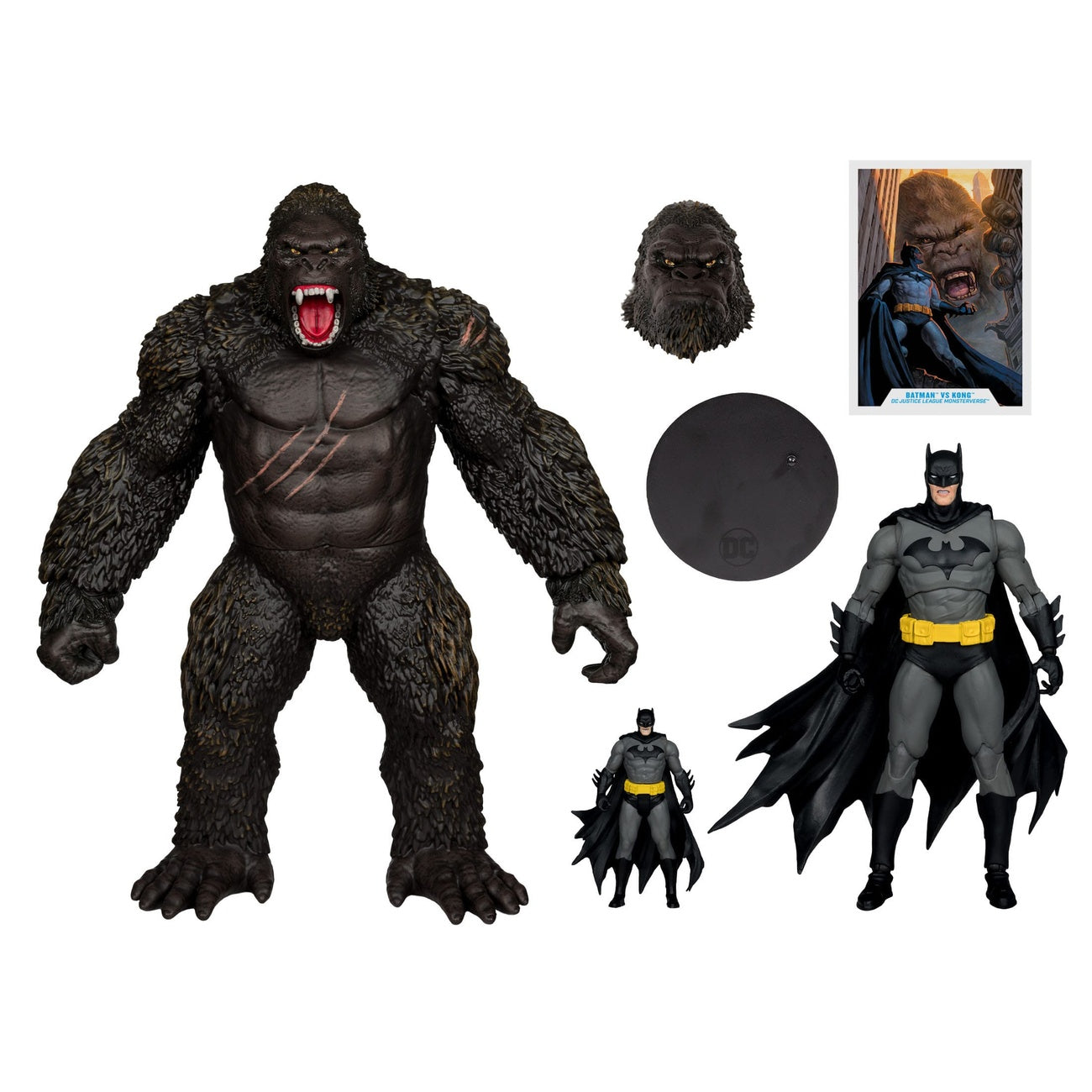 Immagine del prodotto DC Justice League Monsterverse DC Multiverse Set di 2 action figure Batman & Kong 29 cm