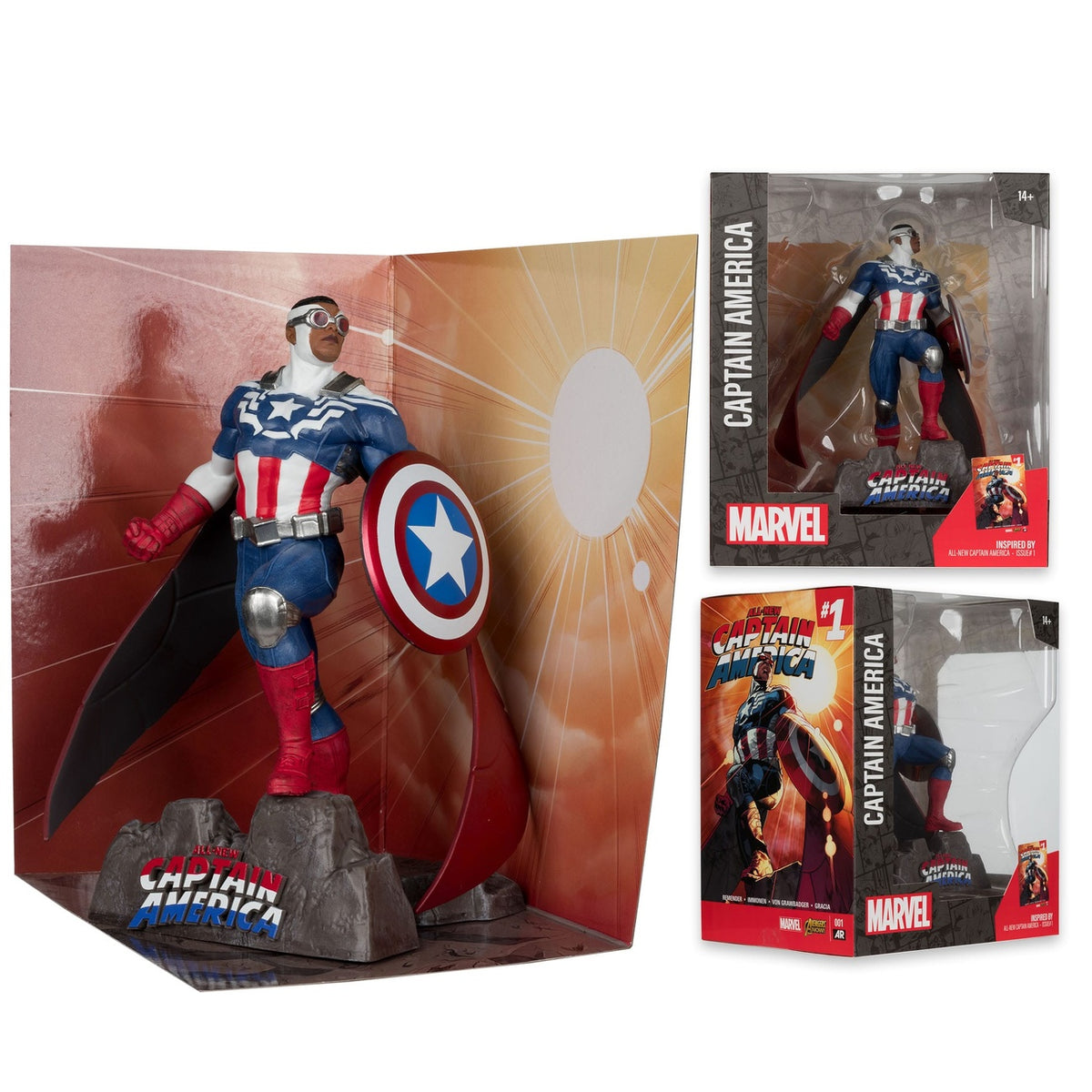 Produktbild Marvel Collection PVC Statue 1/10 Captain America (All-New Captain America #1) 17 cm