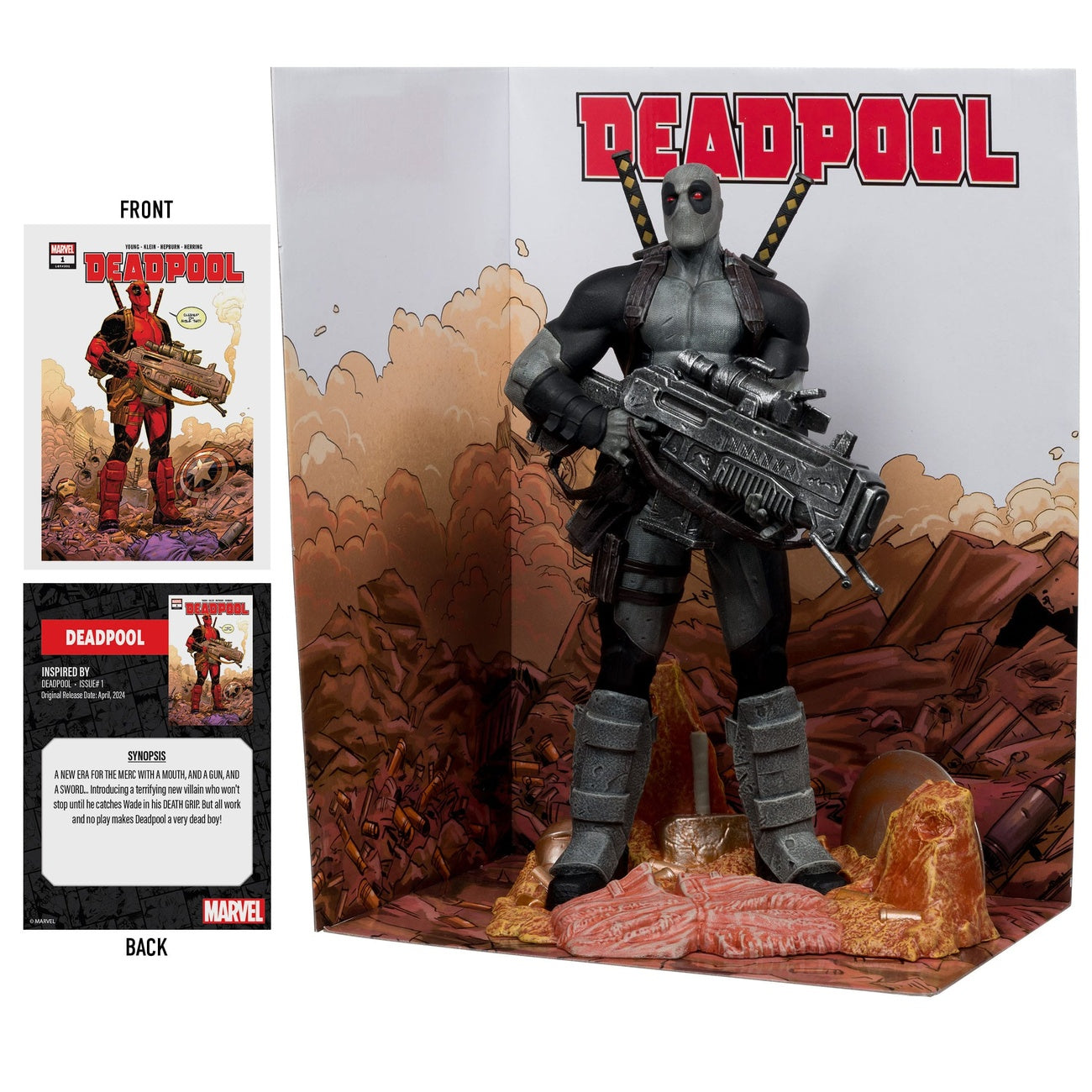 Image produit Marvel Collection Statue PVC 1/6 Deadpool (Deadpool n°1) (Grey Suit Chase) 27 cm