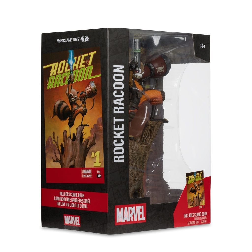 Image produit Marvel Collection Statue PVC 1/6 Rocket Raccoon (Rocket Raccoon: A Chasing Tale #1) 18 cm