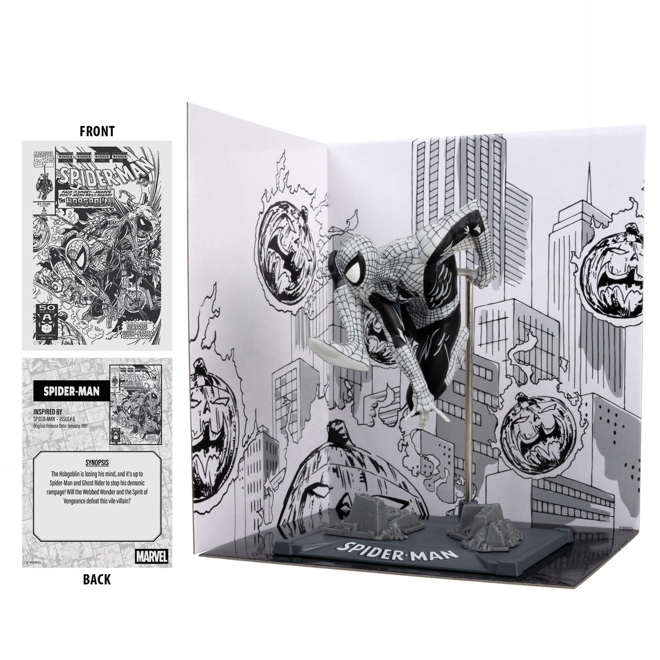 Immagine del prodotto Marvel Collection Statua PVC 1/10 Spider-Man (Spider-Man n. 6) (Line Art) (Gold Label) 10 cm