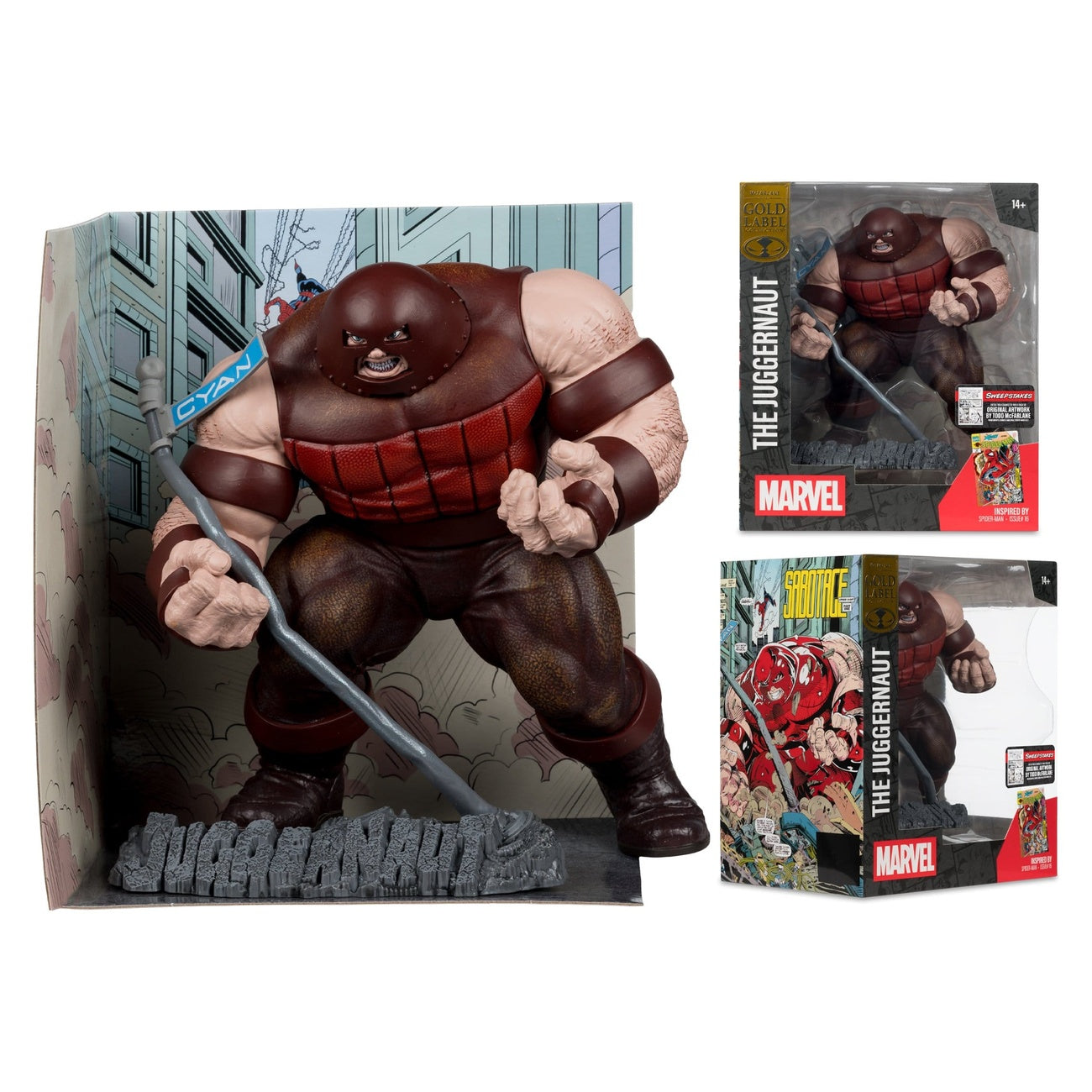Produktbild Marvel Collection PVC Statue 1/10 The Juggernaut (Spider-Man #16) Gold Label 17 cm