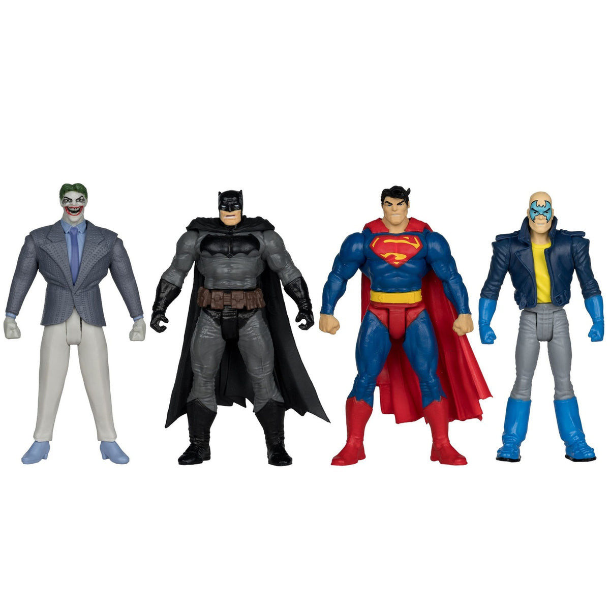 Produktbild DC Direct Page Punchers Actionfiguren 4er-Pack Batman & Son of Batman & Superman & Joker 7 cm