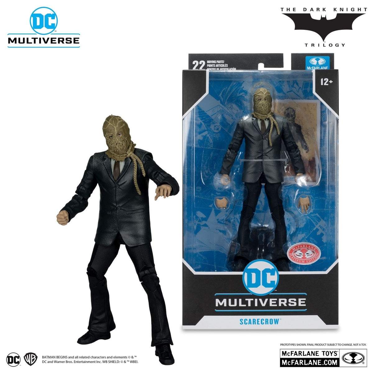 Image produit Batman Begins DC Multiverse Figurine articulée Épouvantail (Chase Version) 18 cm