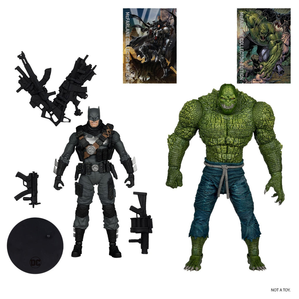Image produit DC Multiverse McFarlane Collector Edition figurines articulées pack de 2 #03 Batman vs Killer Croc 18 cm