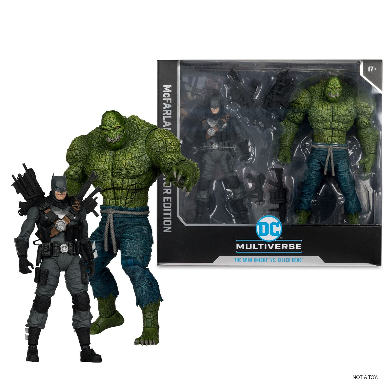 Image produit DC Multiverse McFarlane Collector Edition figurines articulées pack de 2 #03 Batman vs Killer Croc 18 cm