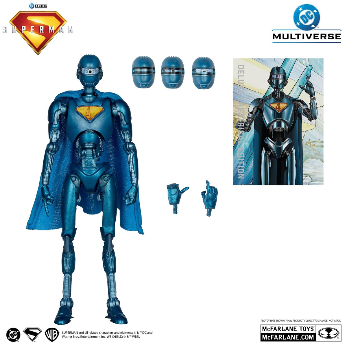 Immagine del prodotto Superman (2025) DC Multiverse action figure deluxe Superman Robot (Red Platinum Edition) 18 cm