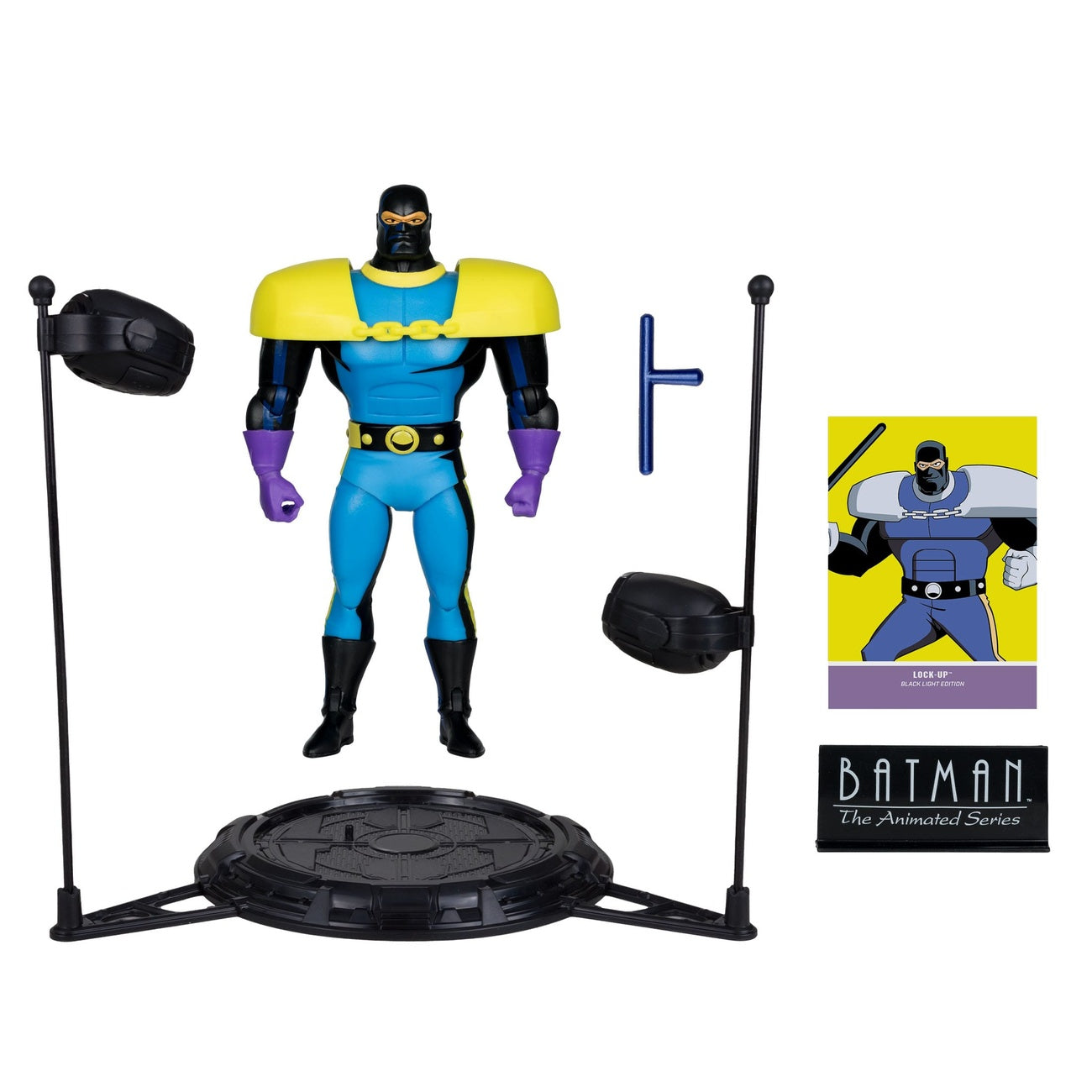 Produktbild Batman: The Animated Series DC Direct Build-A Actionfigur Wave 5 Lock-Up Black Light Edition (Gold Label) 15 cm