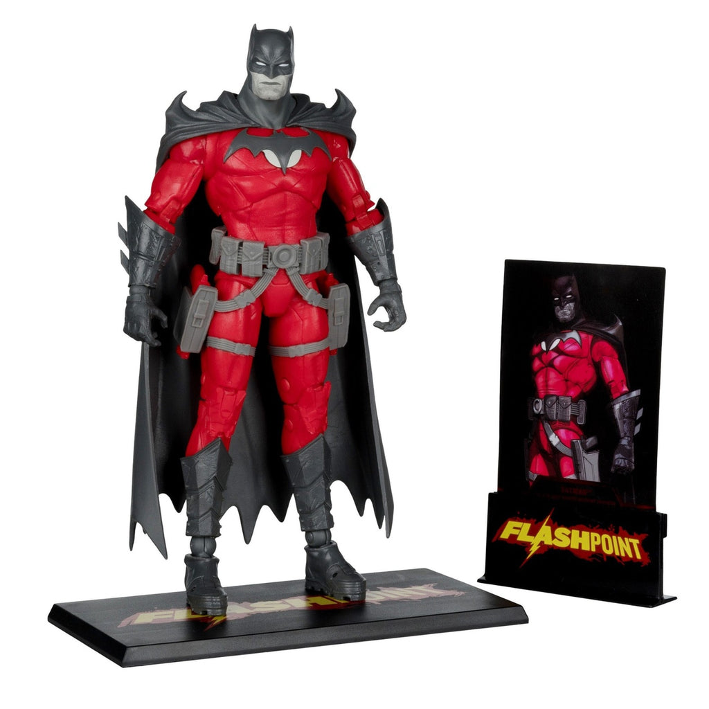Product image DC Multiverse Action Figure Batman (Flashpoint) (Black & White Accent Edition) (Gold Label) 18 cm