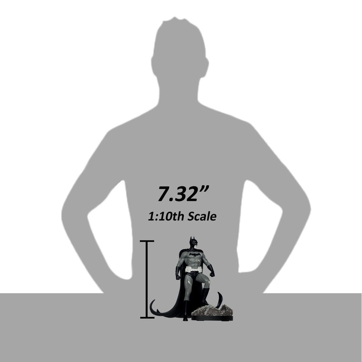 Immagine del prodotto DC Direct Statua 1/10 Batman by Bjorn Barends (Black & White) 18 cm