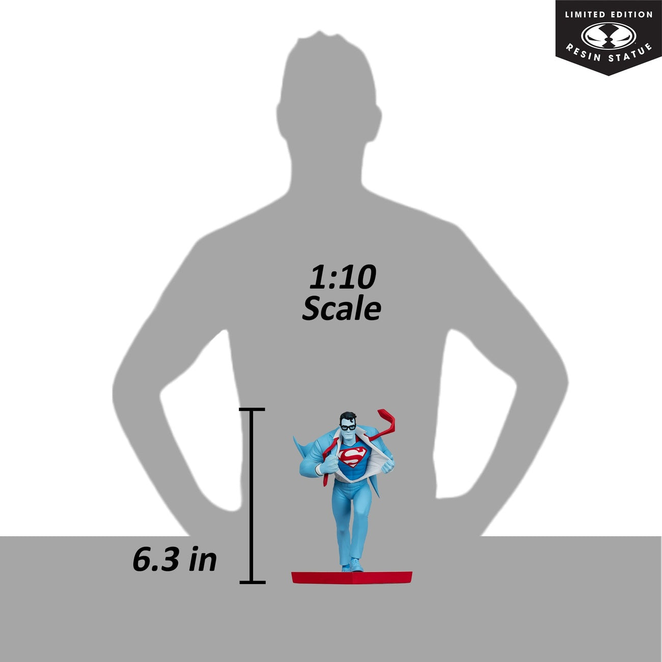 Immagine del prodotto DC Direct Statua 1/10 Superman Red and Blue: Superman by Clayton Henry Edizione Limitata 16 cm