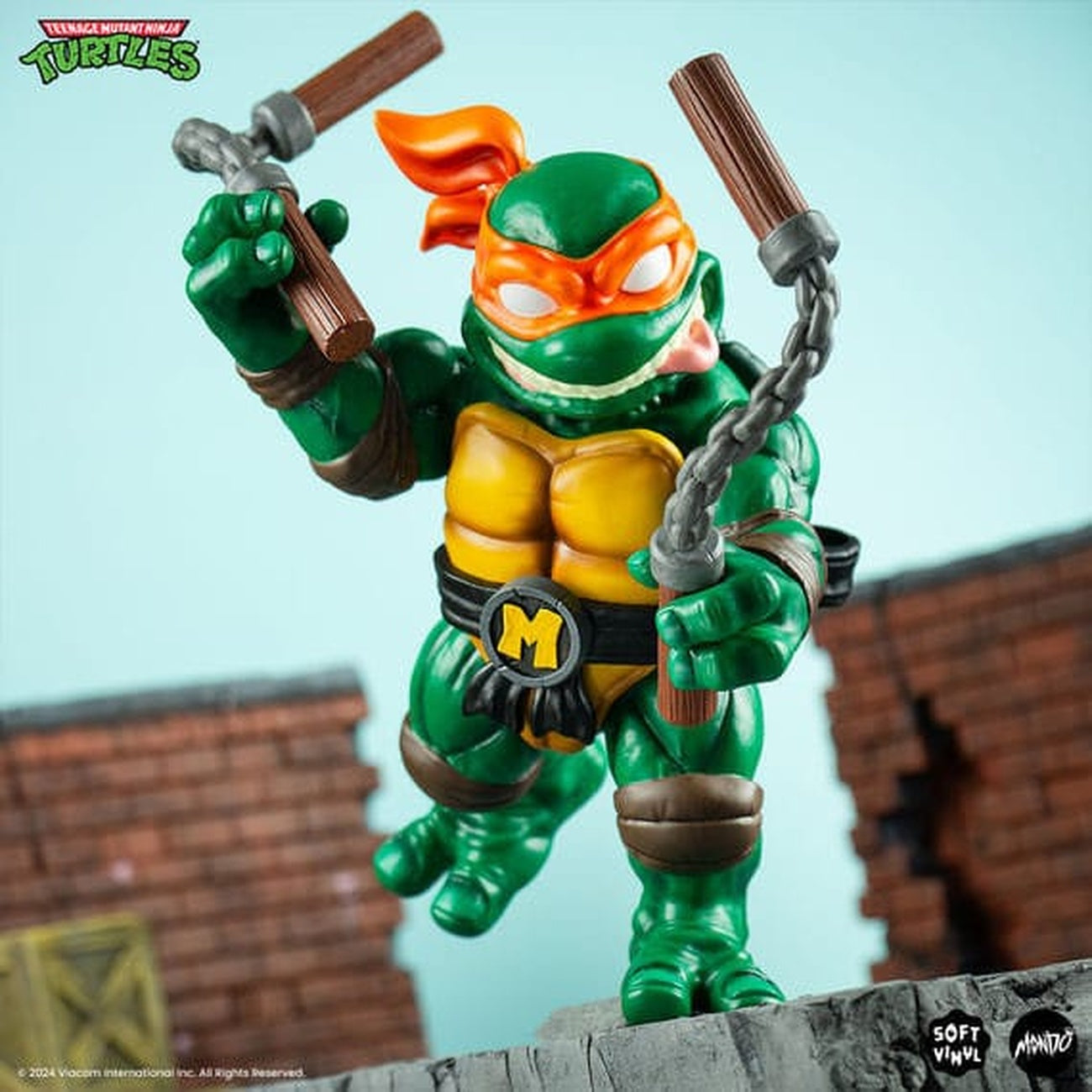 Produktbild Teenage Mutant Ninja Turtles Soft Vinyl Figur Michelangelo 20 cm