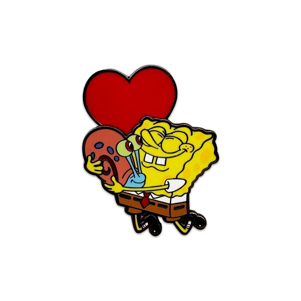 Produktbild SpongeBob Schwammkopf Bobble Ansteck-Pin Spongebob Heart 5 cm