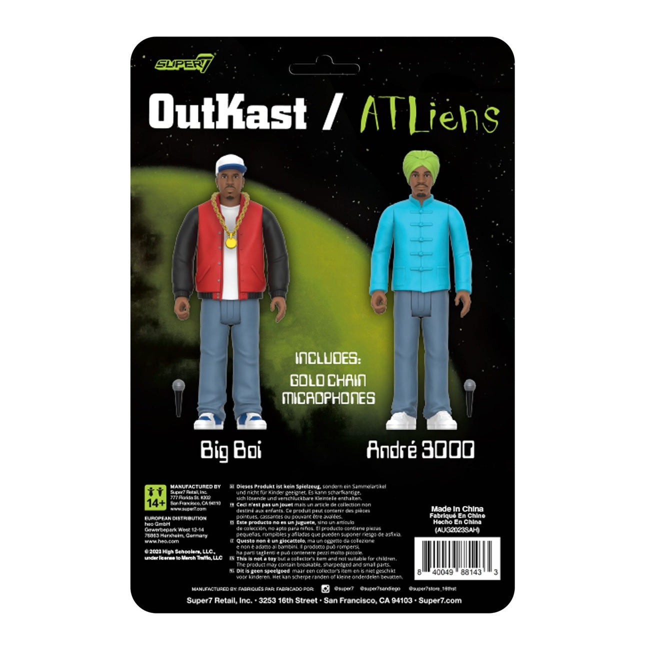 Immagine del prodotto Outkast Toho action figure ReAction Wave 01 OutKast 10 cm