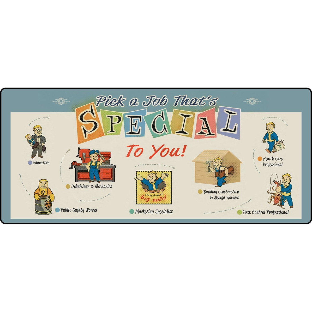 Image produit Tapis de souris Fallout XXL Special