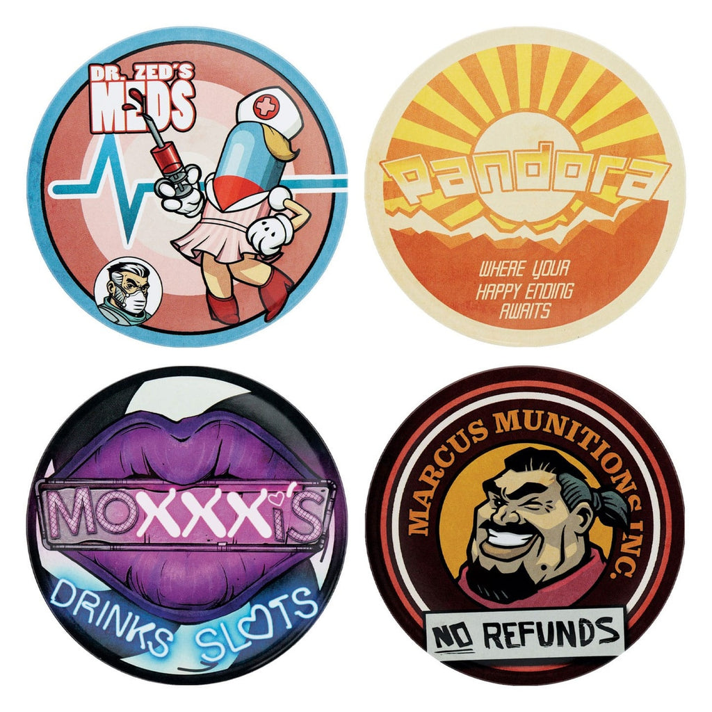 Immagine del prodotto Set di 4 sottobicchieri Borderlands