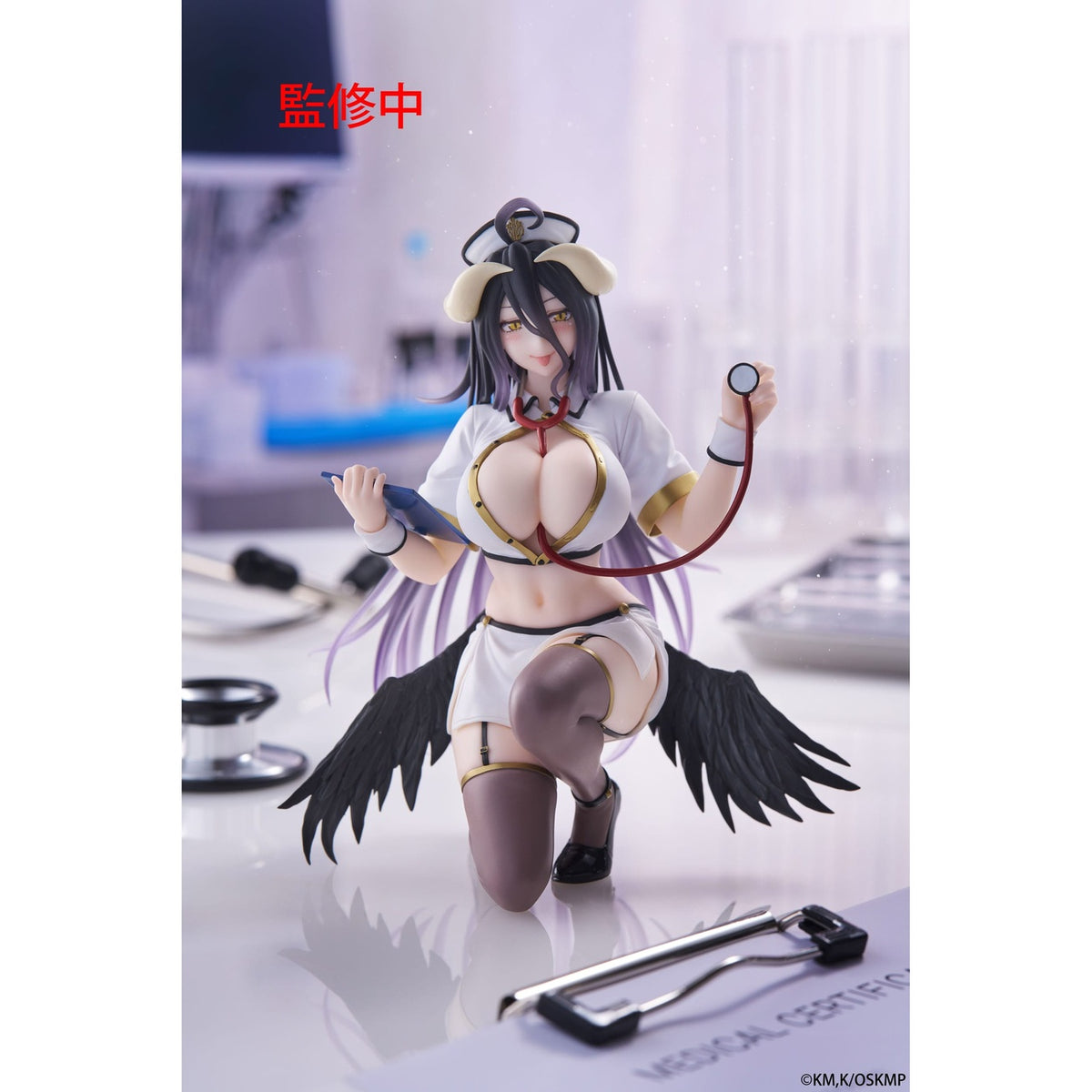Immagine del prodotto Overlord Statua PVC Desktop Cute Figure Albedo Nurse Ver. Renewal 13 cm