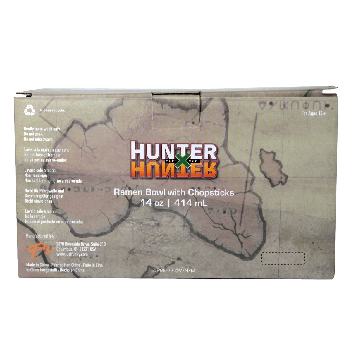 Produktbild Hunter x Hunter Ramen-Schüssel mit Stäbchen 414 ml