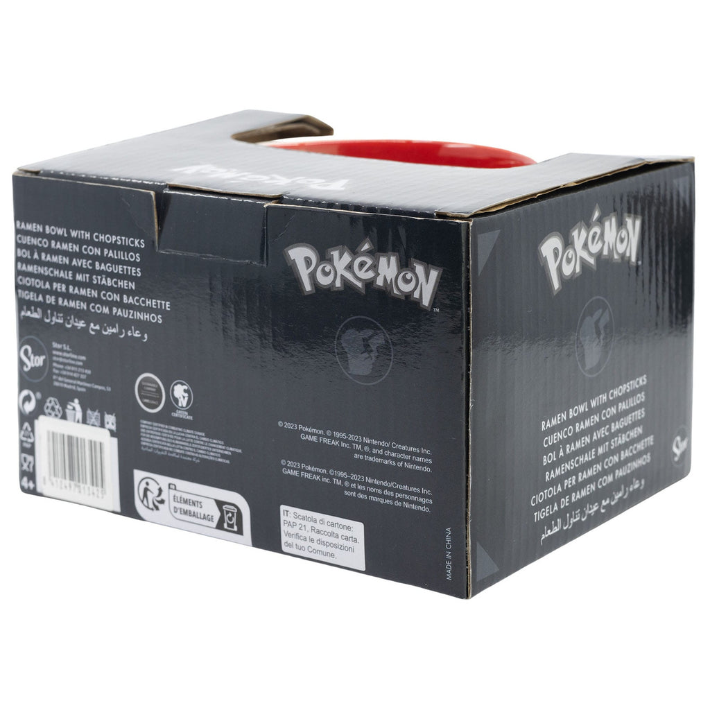 Immagine del prodotto Ciotola ramen Pokémon con bacchette Face