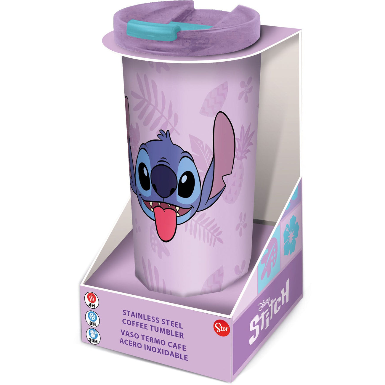 Produktbild Lilo & Stitch Edelstahl-Reisebecher Stitch Palms