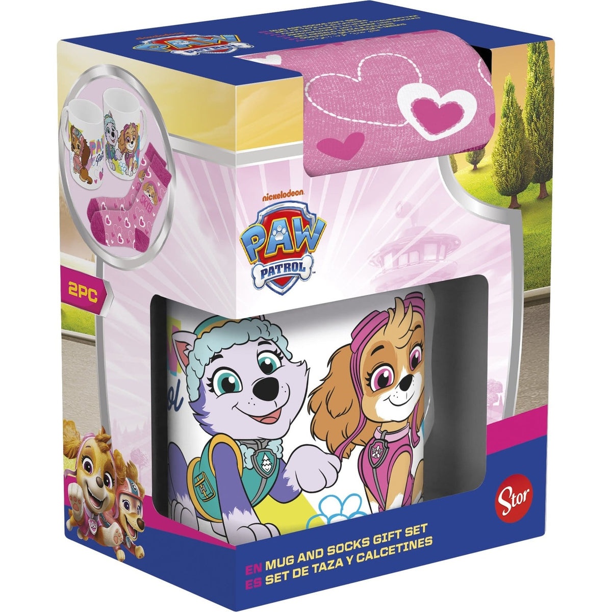 Produktbild Paw Patrol Tasse & Socken Set Girl Go Skye