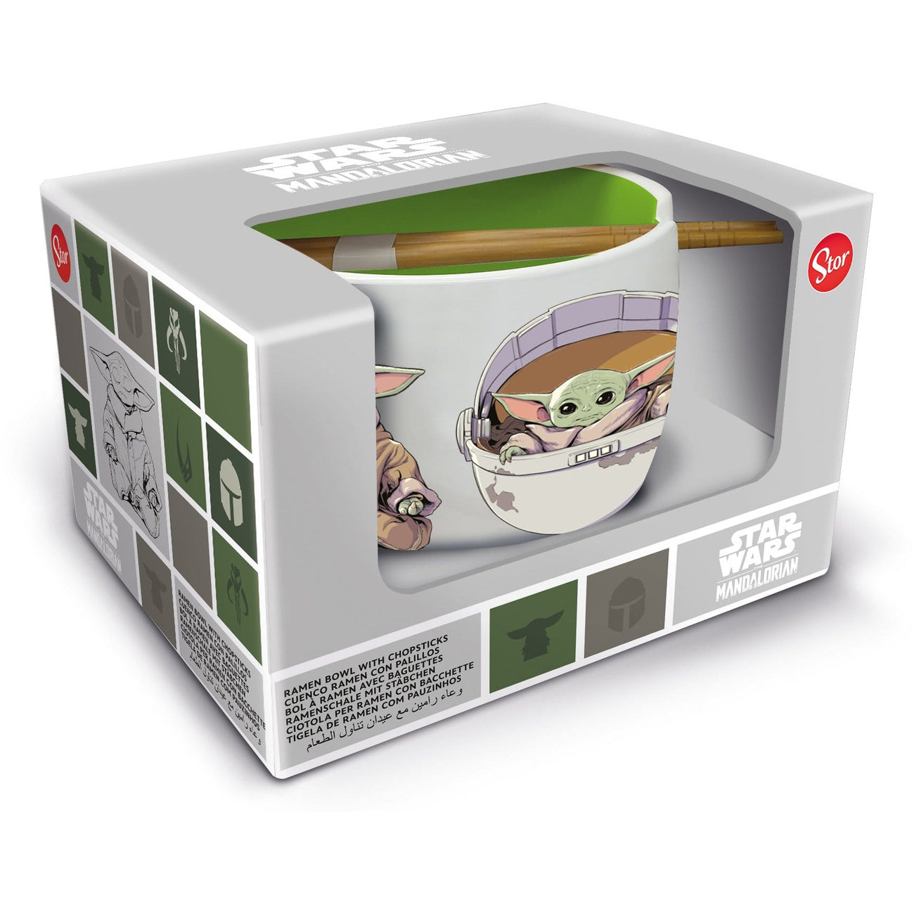 Produktbild Star Wars: The Mandalorian Ramen-Schüssel mit Stäbchen Grogu
