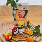 Immagine del prodotto Tumbler in vetro Pokémon con cannucce Charizard 480 ml