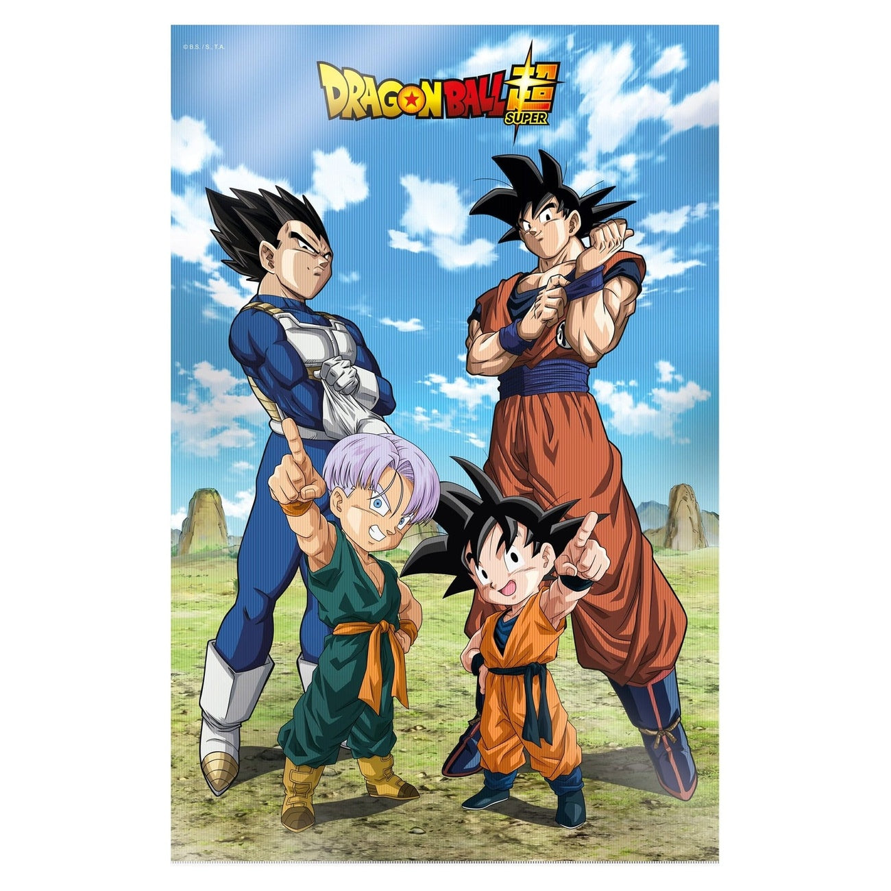 Image produit Dragon Ball Super Poster 3D Battle of Gods Goku Vegeta Famille 38 x 58 cm
