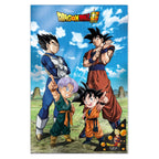 Image produit Dragon Ball Super Poster 3D Battle of Gods Goku Vegeta Famille 38 x 58 cm