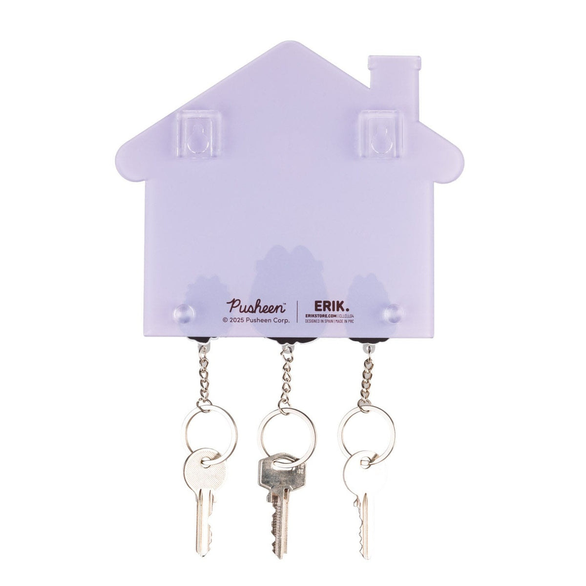 Image produit Porte-clés mural Pusheen avec 3 porte-clés