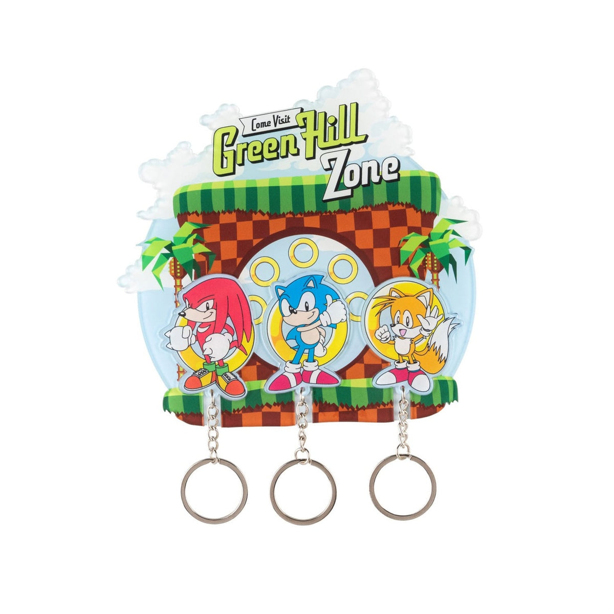 Immagine del prodotto Sonic the Hedgehog portachiavi da parete incl. 3 portachiavi