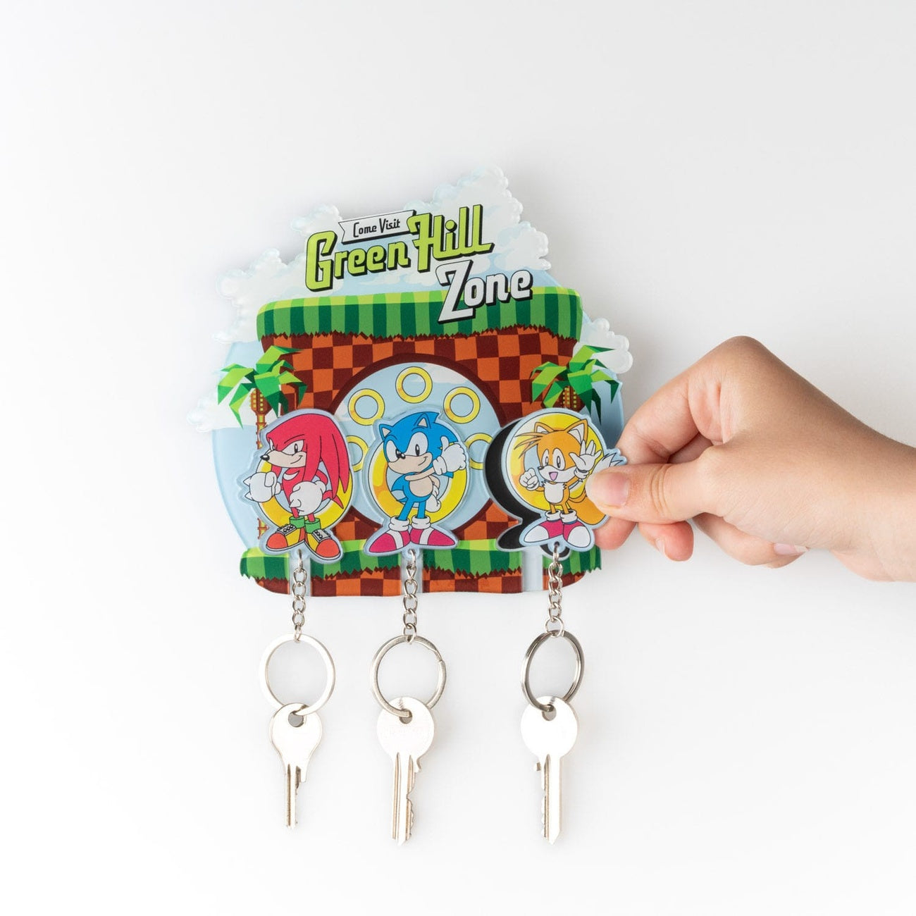 Immagine del prodotto Sonic the Hedgehog portachiavi da parete incl. 3 portachiavi