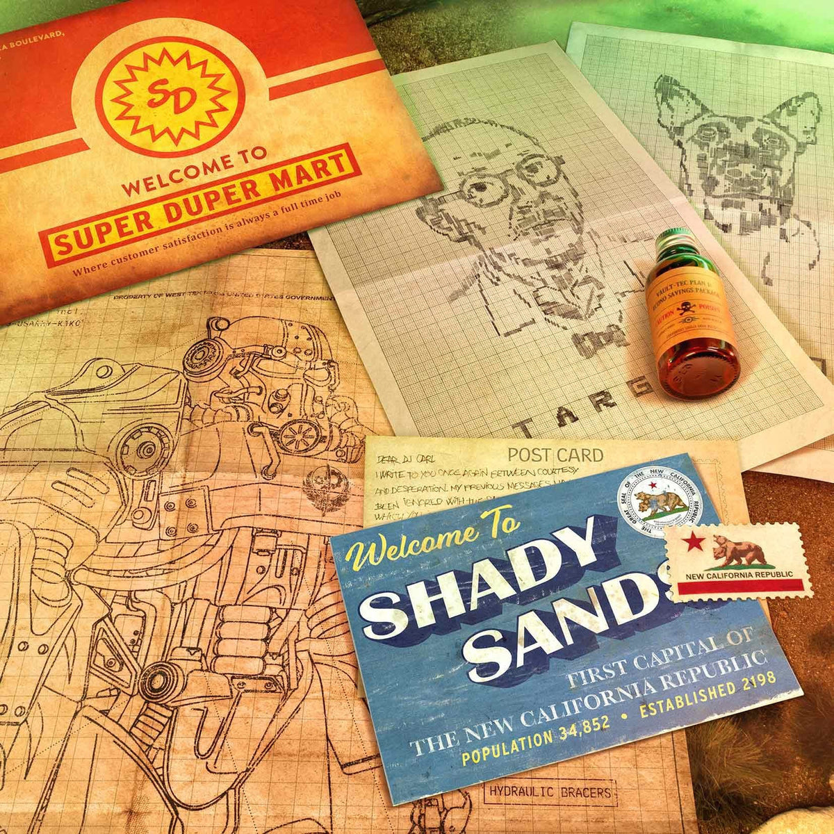 Produktbild Fallout Geschenkbox Wasteland Treasures Kit
