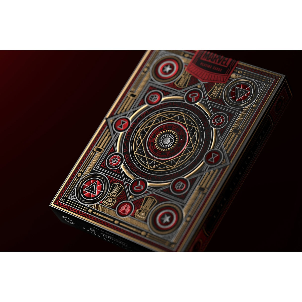Produktbild Avengers - The Infinity Saga Spielkarten Red Version