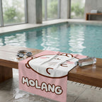 Image produit Serviette Molang Rose 150 x 75 cm