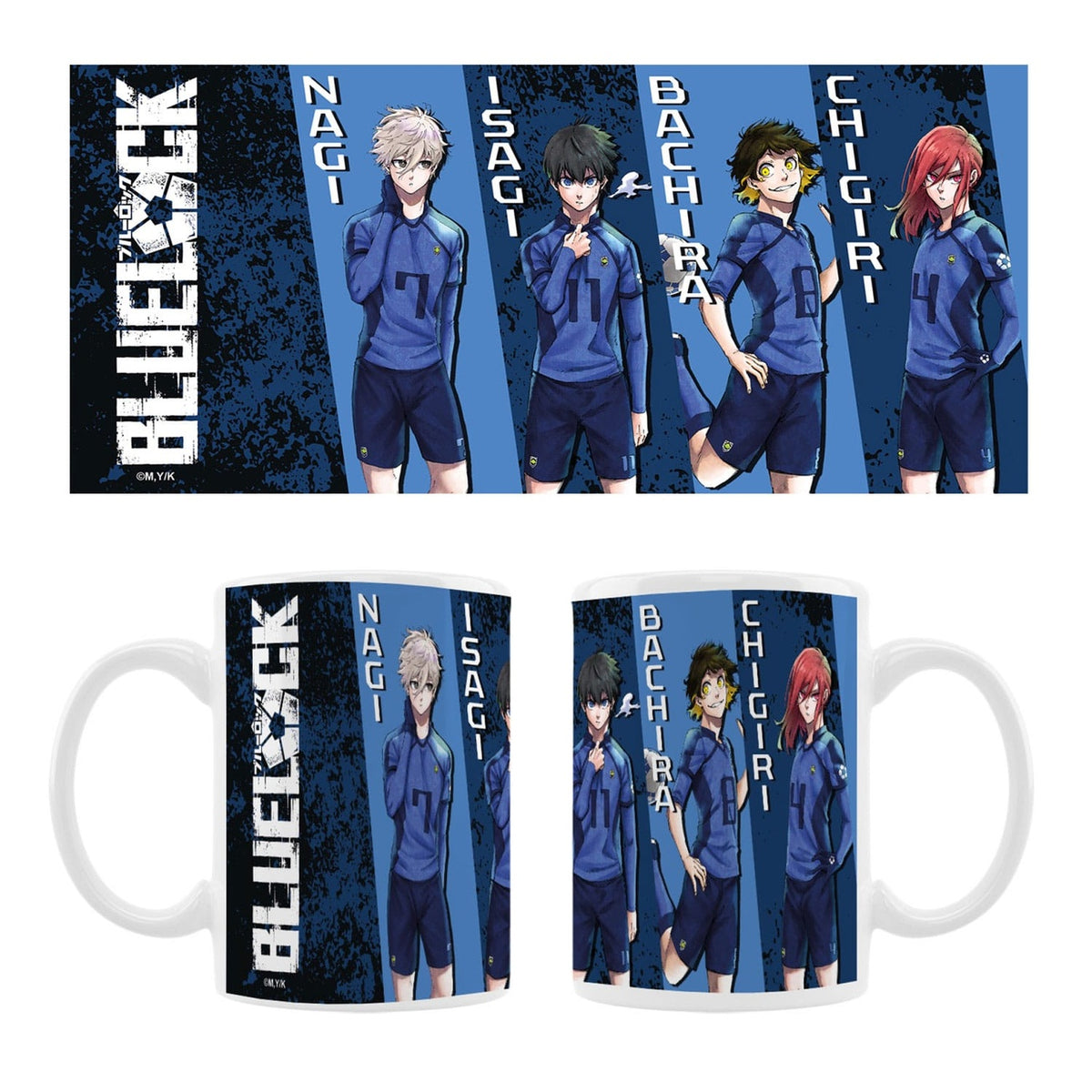 Produktbild Blue Lock Keramiktasse Nagi, Isagi, Bachira & Chigiri