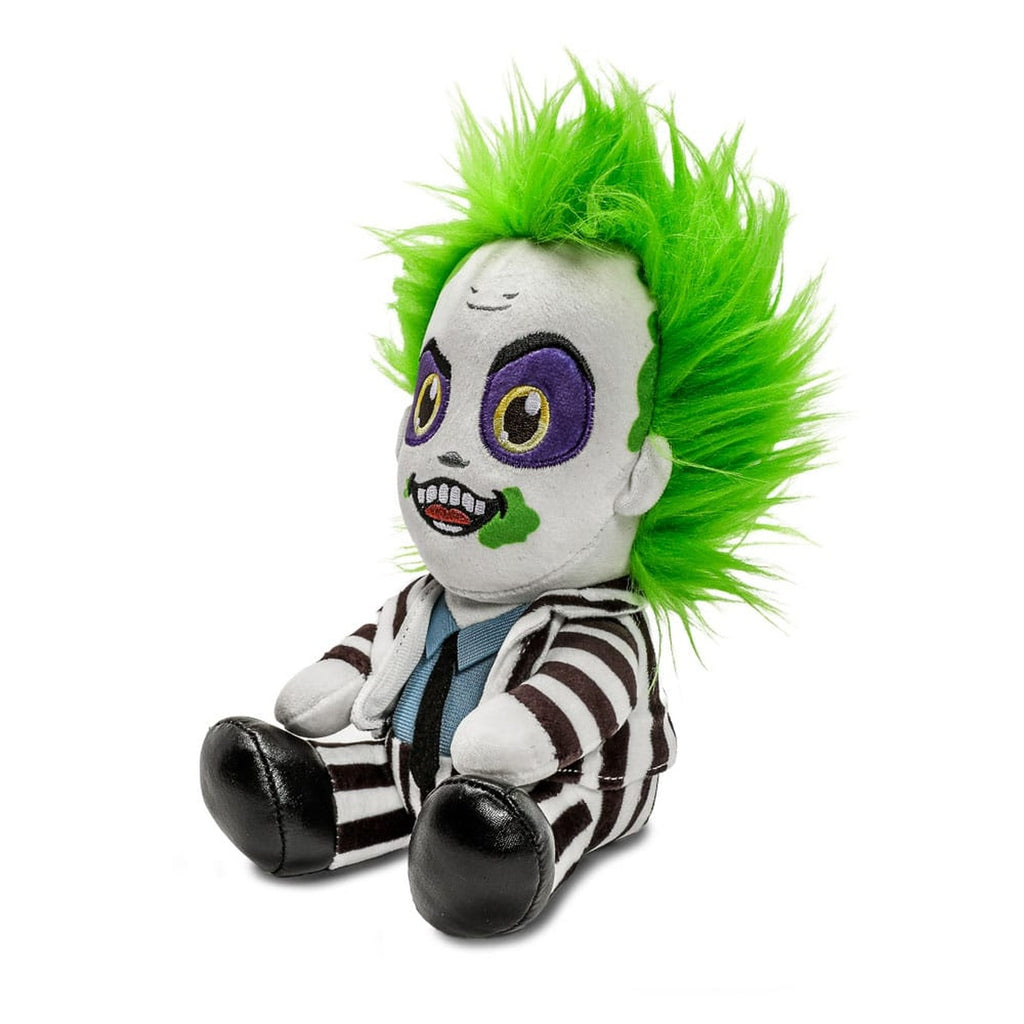 Produktbild Beetlejuice Phunny Plüschfigur Beetlejuice Sitting with Striped Outfit 18 cm