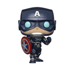 Produktbild Marvel's Avengers (2020 video game) POP! Marvel Vinyl Figur Captain America 9 cm
