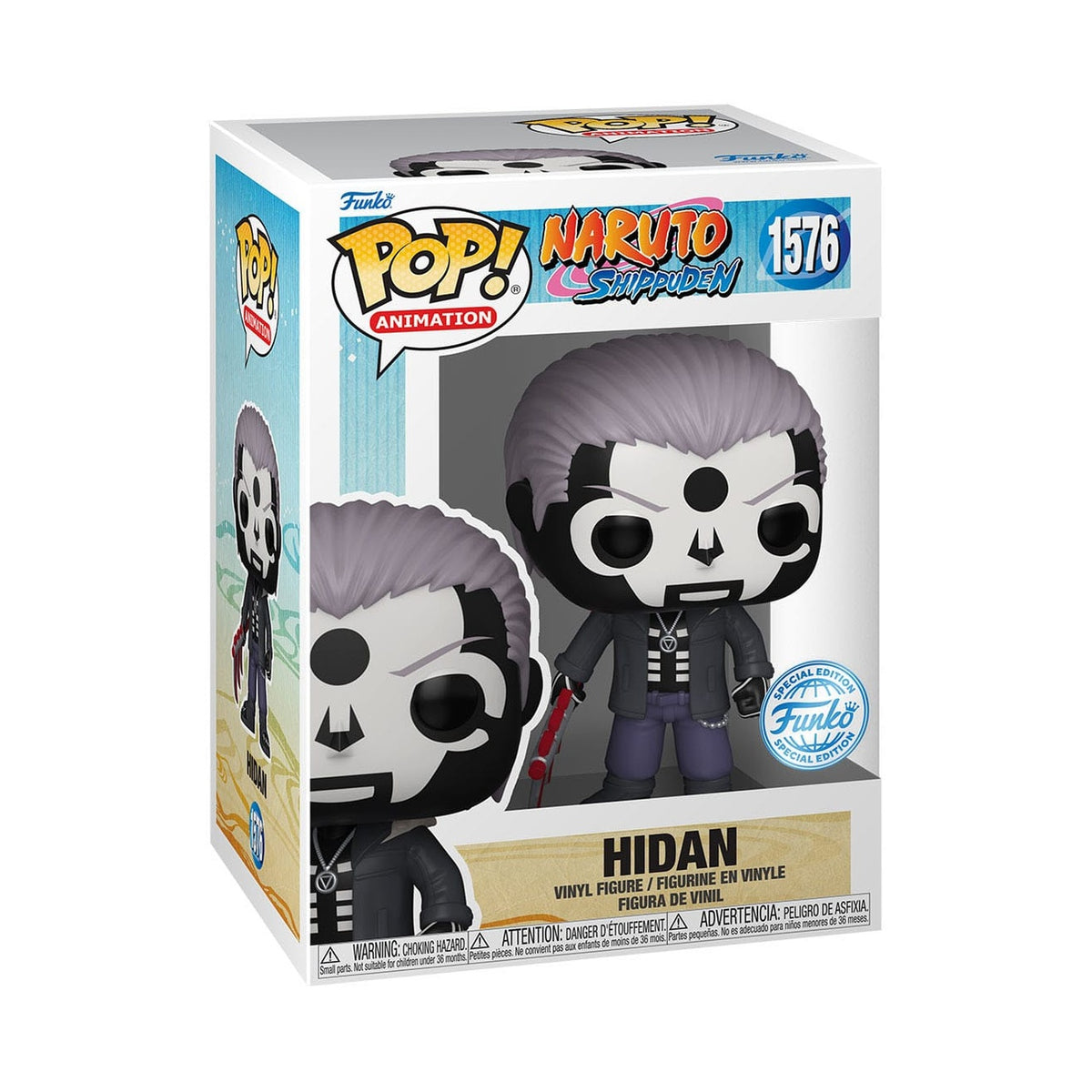 Produktbild Naruto Pop! Animation Vinyl Figur Hidan w/jacket Exclusive Edition 9 cm