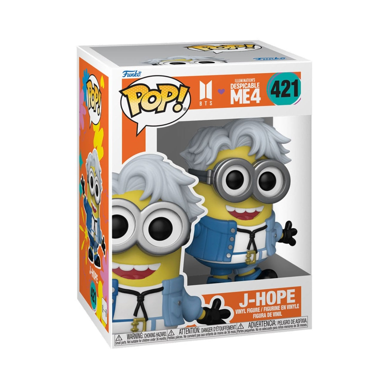 Image produit Minions x BTS POP! Rocks figurine en vinyle J-Hope 9 cm
