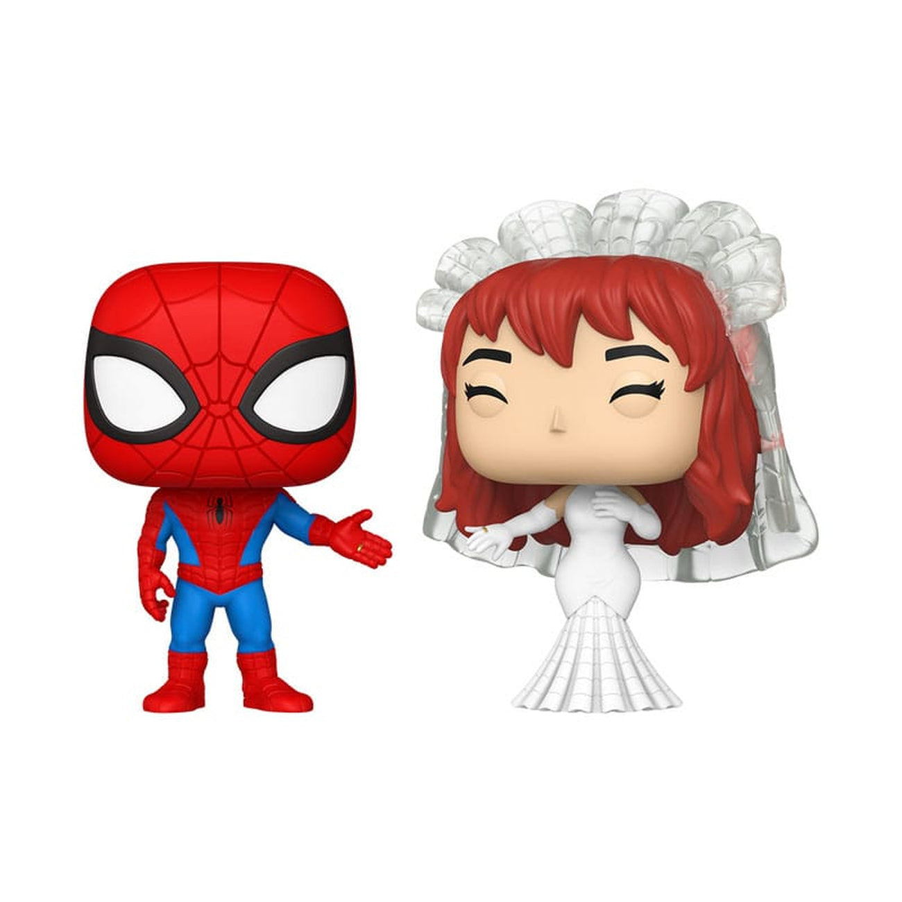 Image produit Marvel POP! Vinyl Lot de 2 figurines Superhero Couples – SM & MJ 9 cm