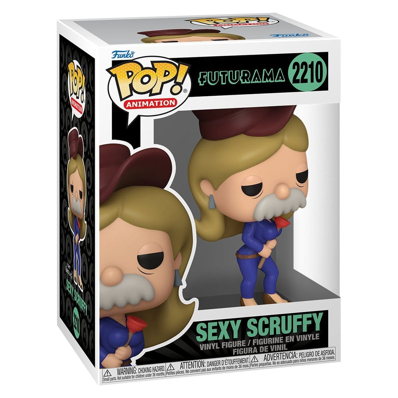 Image produit Futurama Pop! Animation Figurine vinyle Sexy Scruffy 9 cm