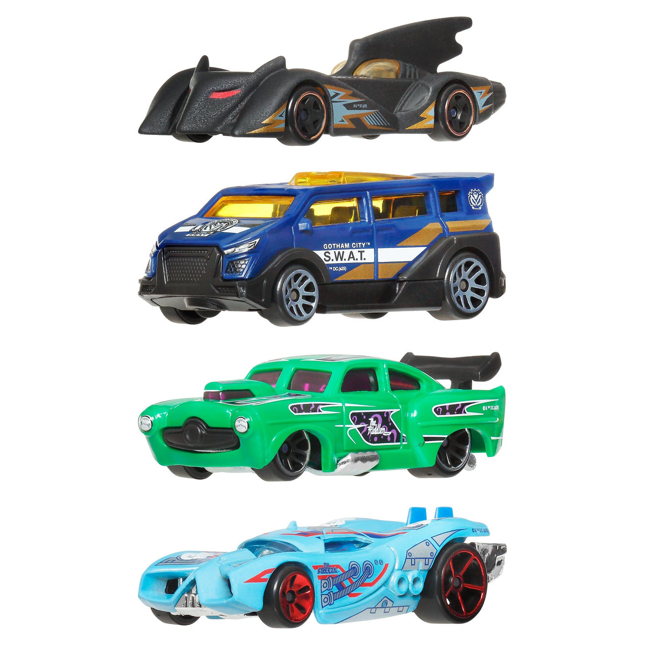 Image produit Batman Hot Wheels Silver Series véhicules Die-Cast 1/64 assortiment 979T (24)