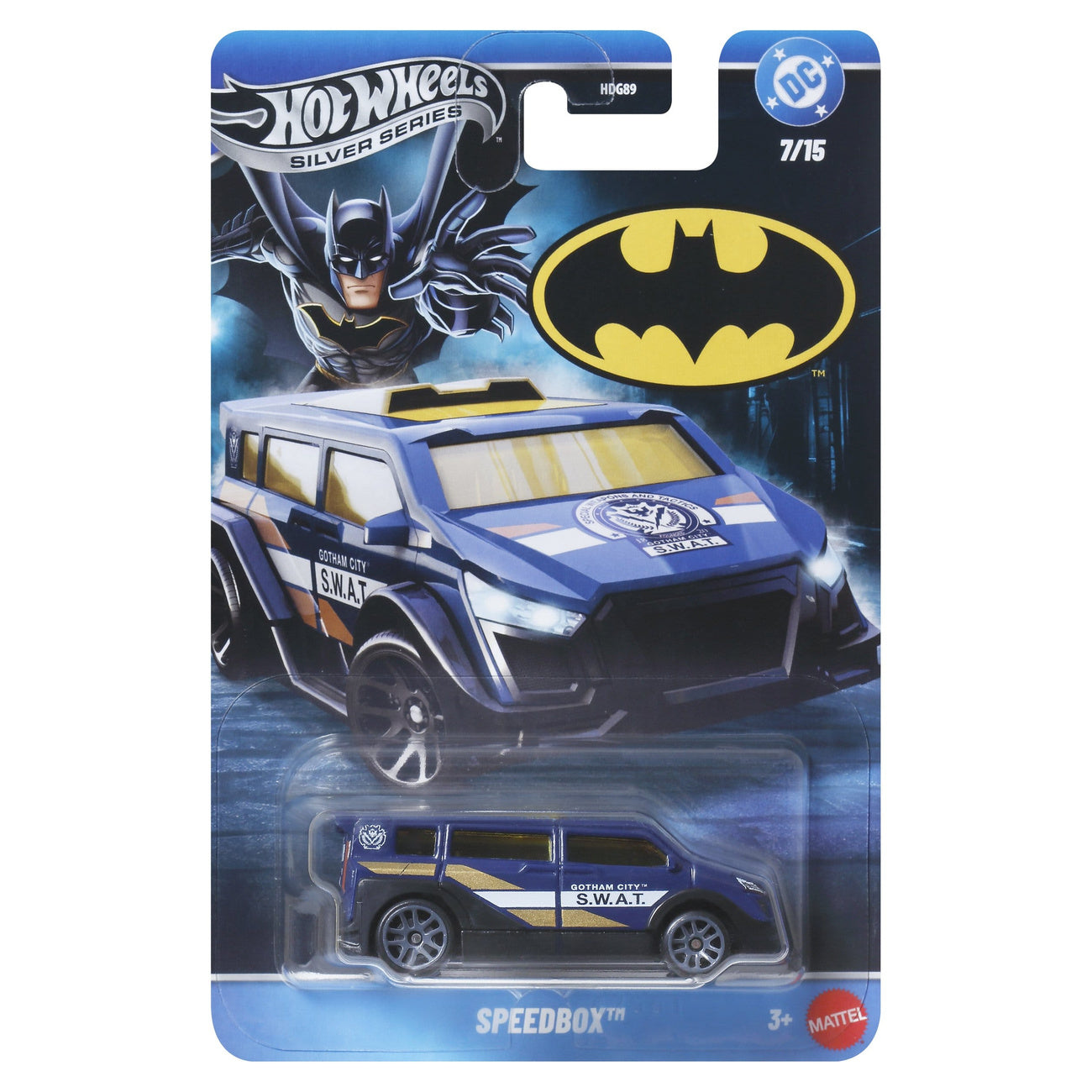 Image produit Batman Hot Wheels Silver Series véhicules Die-Cast 1/64 assortiment 979T (24)