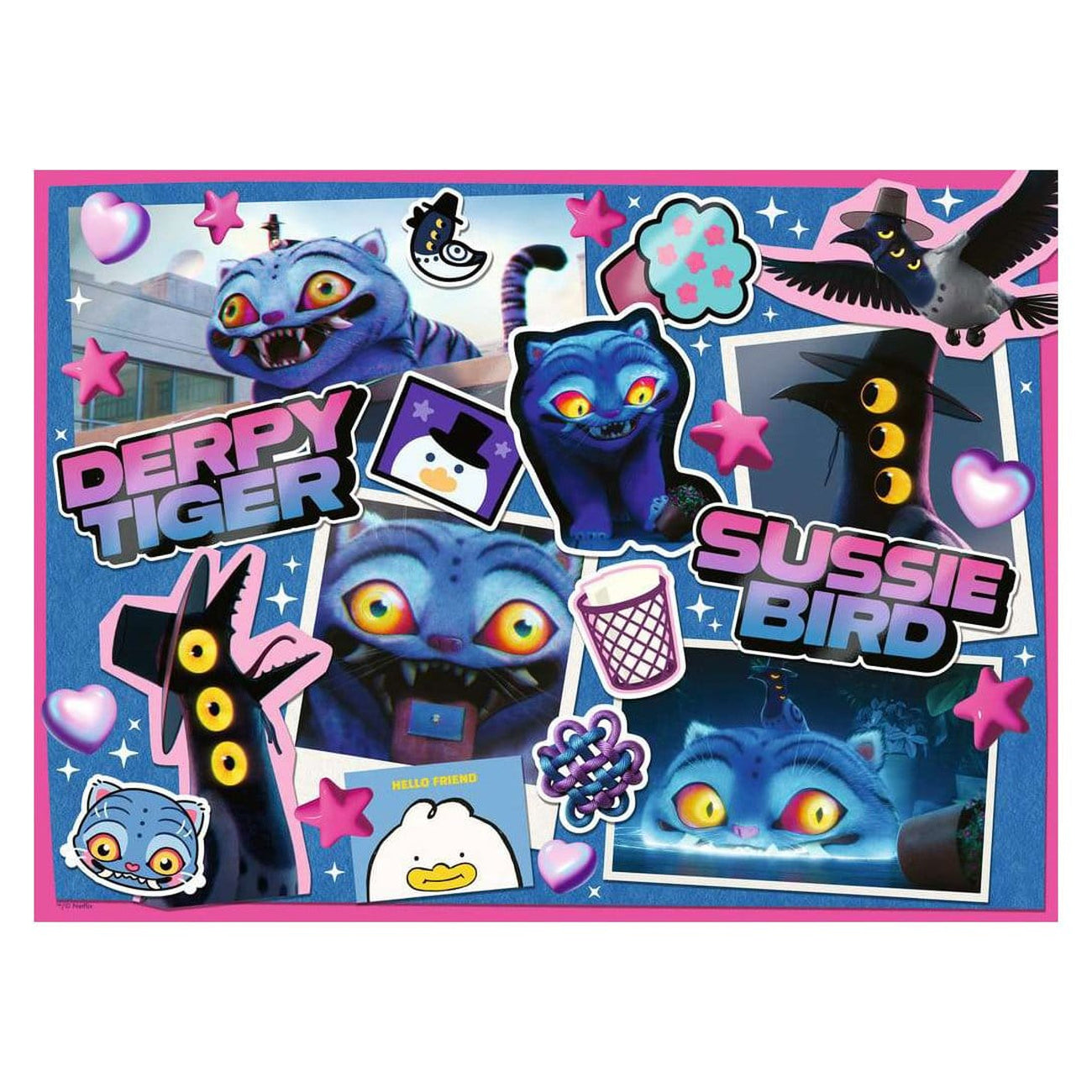 Product image KPop Demon Hunters Kids Puzzle Derpy & Sussie (300 XXL Pieces)