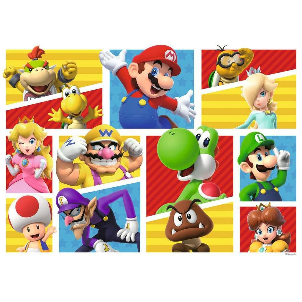 Immagine del prodotto Super Mario Giant Floor Puzzle Amici e nemici di Mario (125 pezzi)