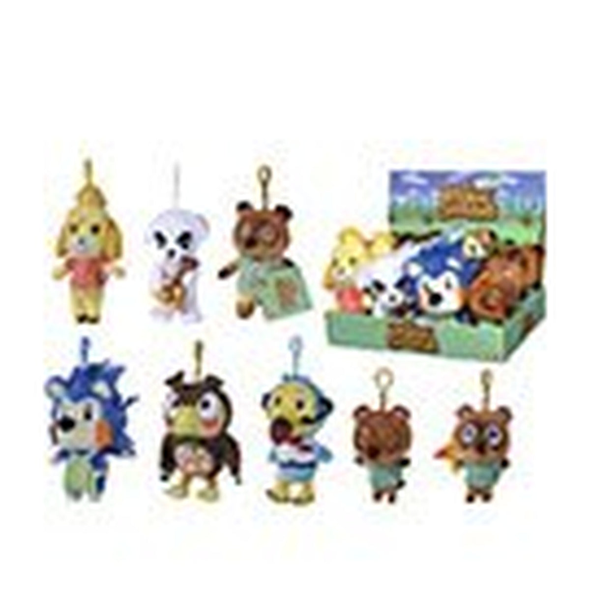 Image produit Animal Crossing Porte-clés en peluche Residents 15 cm Assortiment (12)