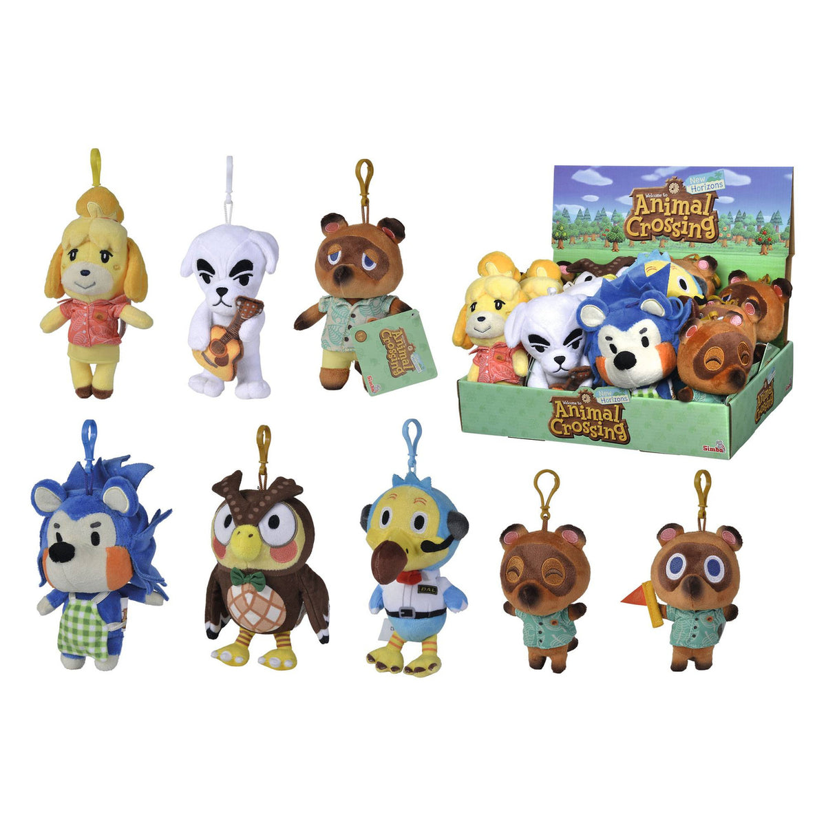 Produktbild Animal Crossing Plüsch-Schlüsselanhänger Residents 15 cm Sortiment (12)