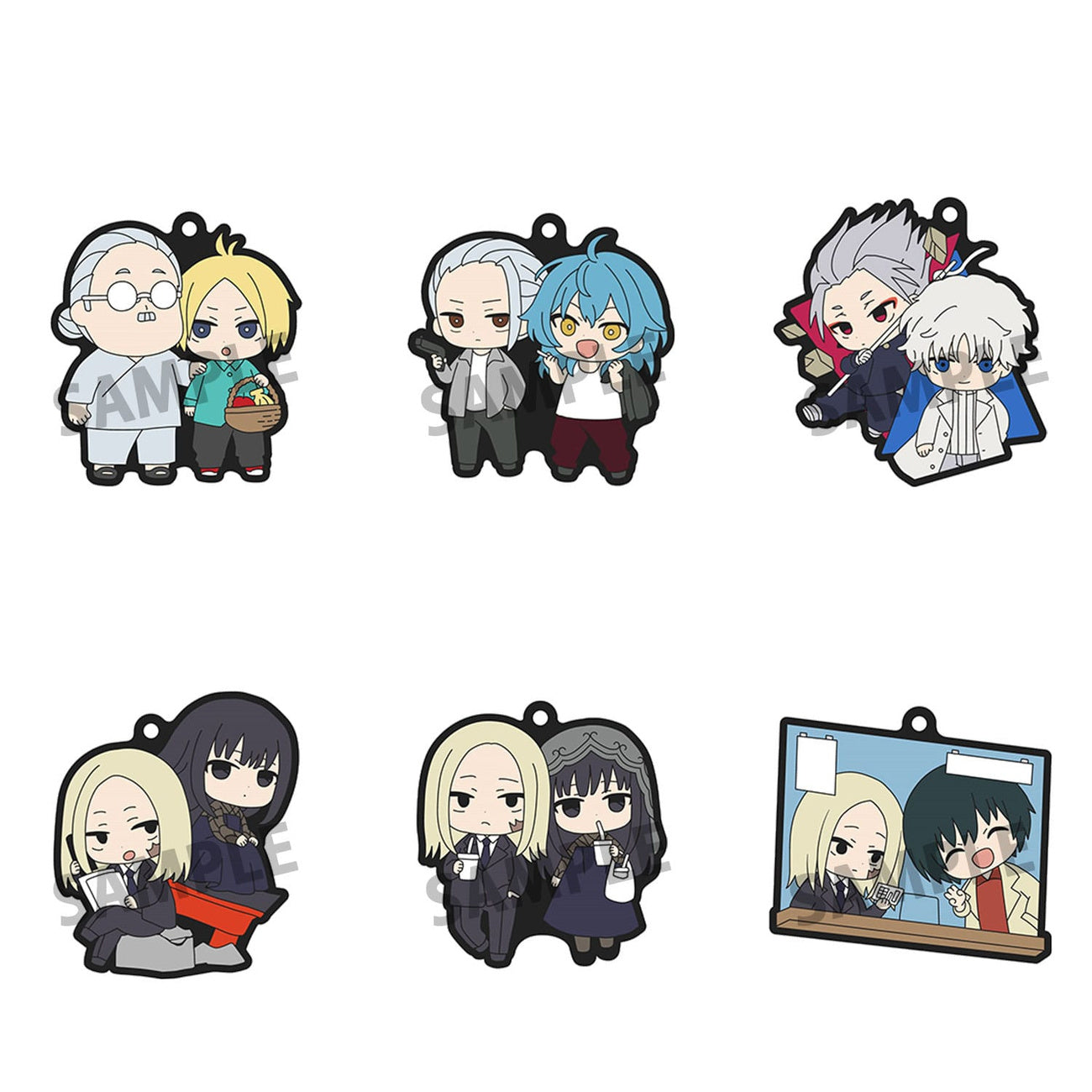 Image produit Sakamoto Days Rubber Mascot Buddycolle porte-clés en caoutchouc Vol. 2 7 cm assortiment (6)