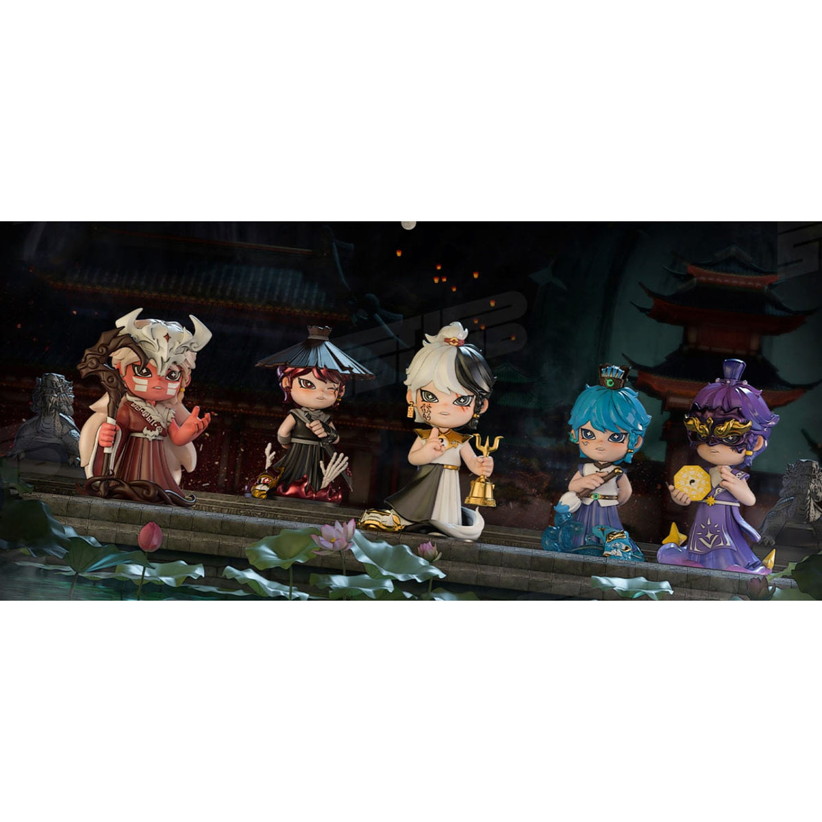 Image produit Figurines de collection Original Character Huozai Wusheng Group Portrait Series assortiment 8 cm (6)